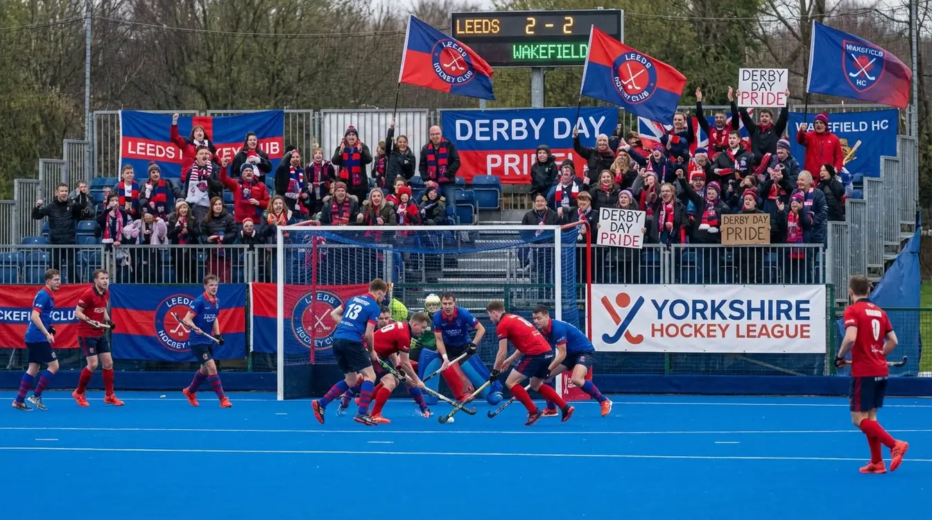 Regionale hockeyderby met passionele supporters
