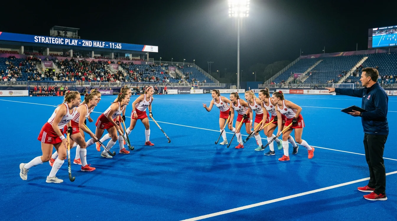 Vrouwenhockeyteam toont teamwork en strategie